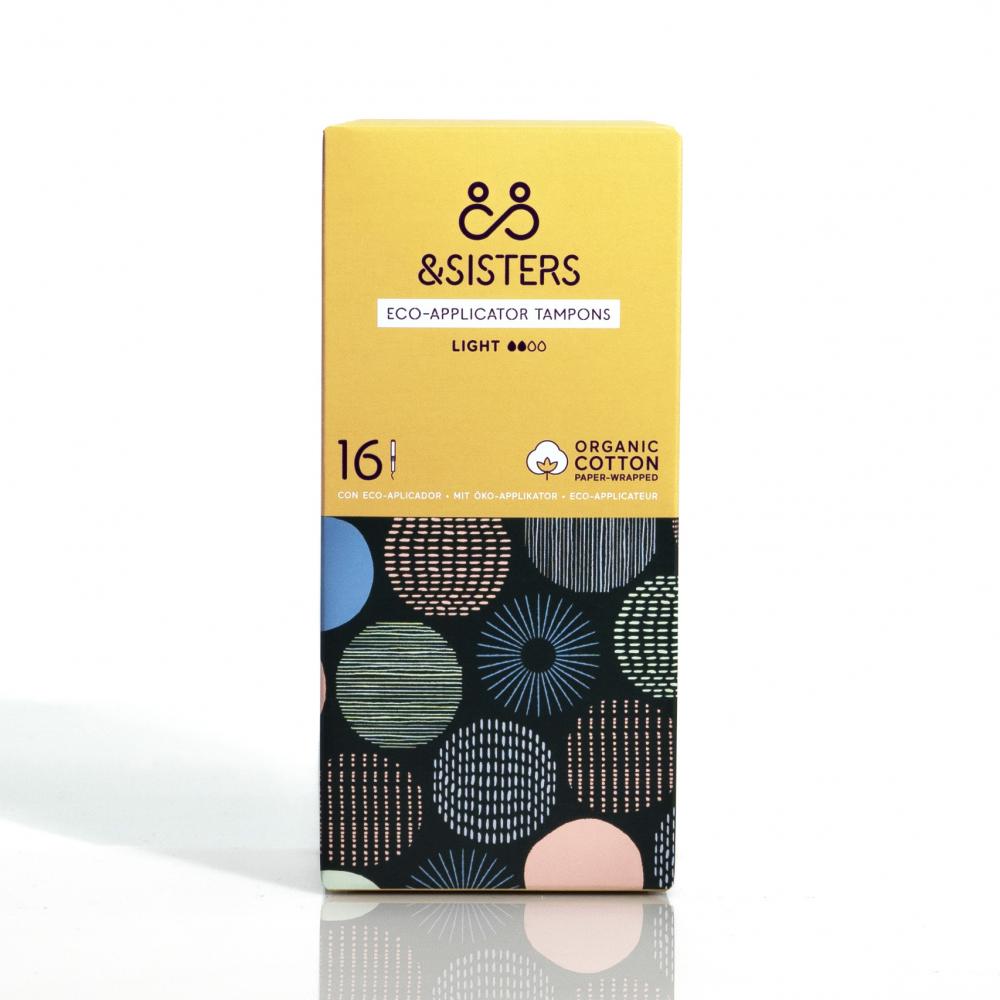&amp;Sisters Eco-Applicator Tampons Light 16&