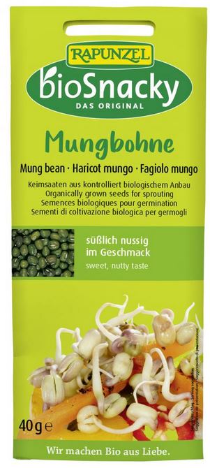 A Vogel (BioForce) bioSnacky Mung Bean Sprouting Seeds 40g