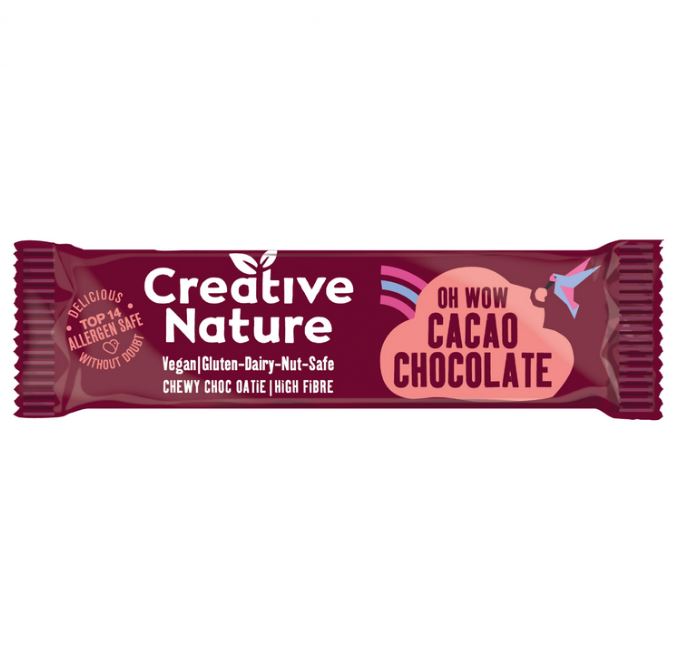 Creative Nature Oh Wow Cacao Chocolate Chewy Choc Oatie Bar