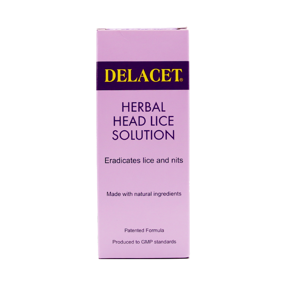 Delacet Herbal Head Lice Solution 100ml