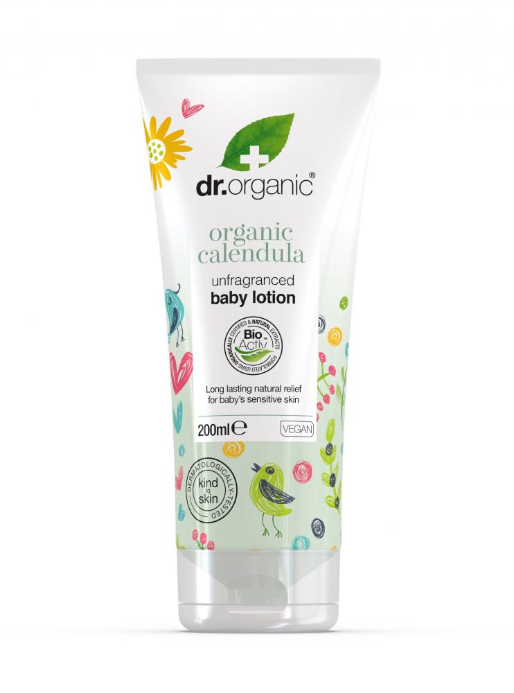 Dr Organic Organic Calendula Unfragranced Baby Lotion 200ml