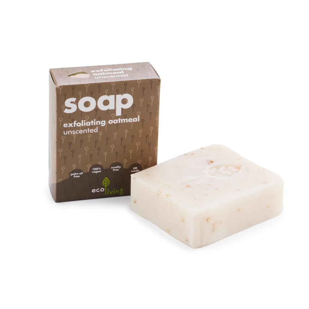 ecoLiving Soap Exfoliating Oatmeal Unscented 100g