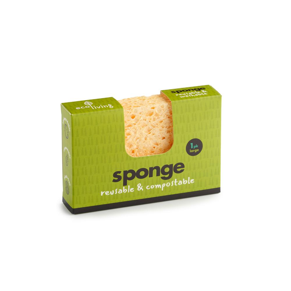 ecoLiving Sponge Reusable + Compostable Large