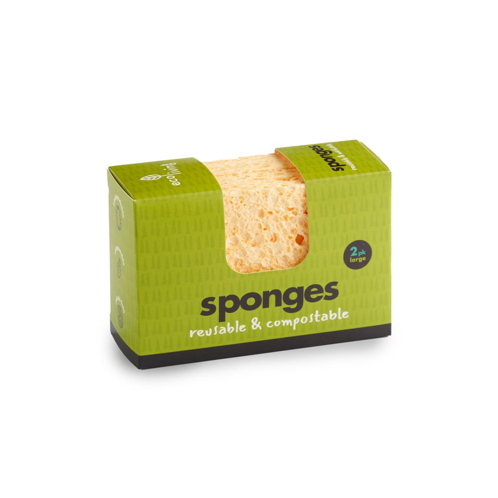 ecoLiving Sponge Reusable & Compostable Small
