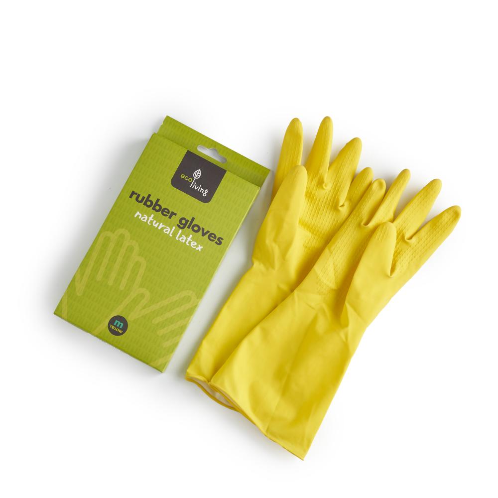 ecoLiving Natural Latex Rubber Gloves