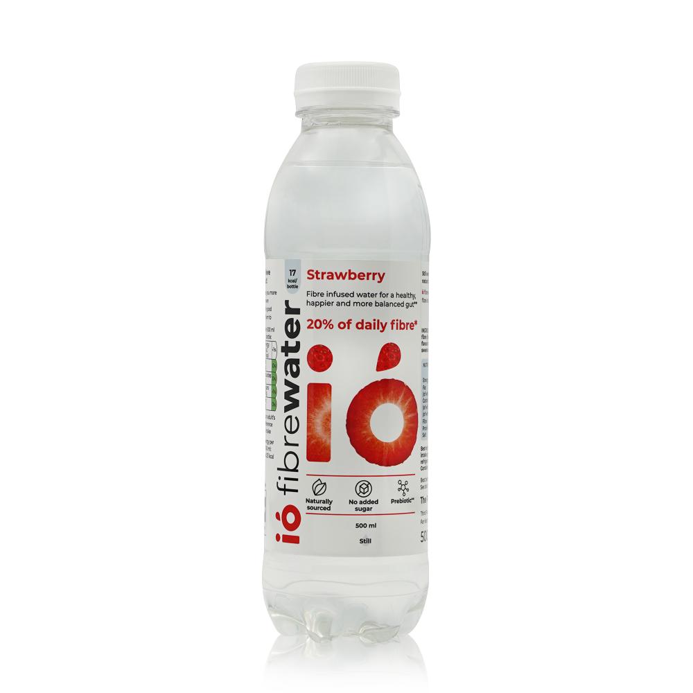 ió fibrewater Strawberry 500ml