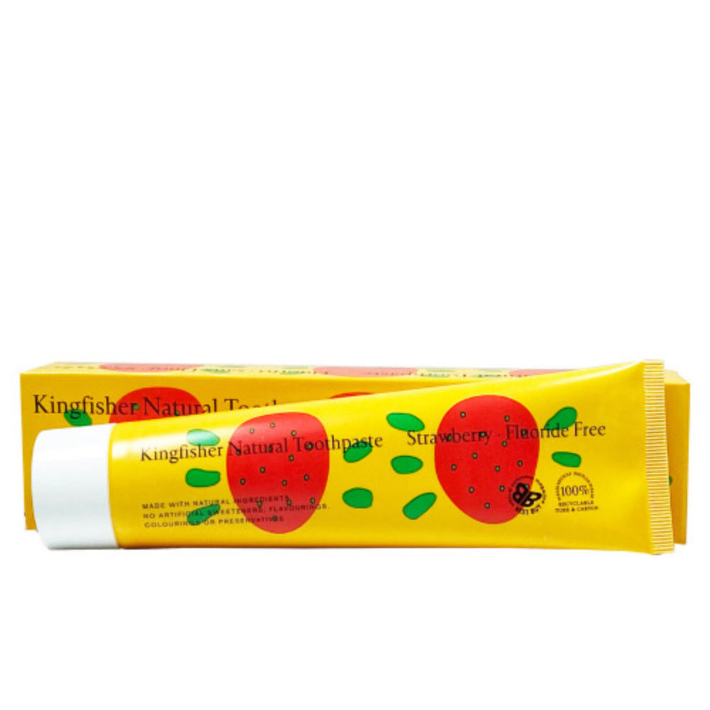 Kingfisher Strawberry Natural Toothpaste 100ml Flouride Free
