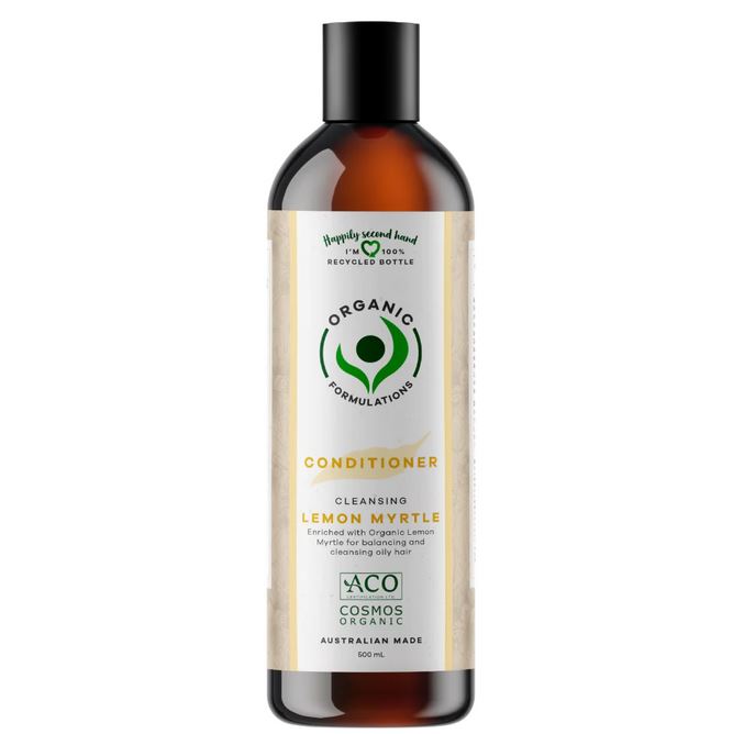 Organic Formulations Lemon Myrtle Conditioner 500ml | Oily Hair