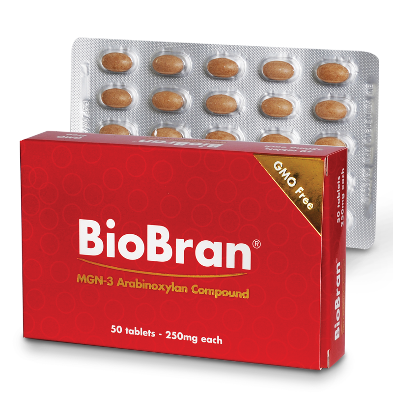 The Really Healthy Company BioBran MGN-3 250mg 50 tablets