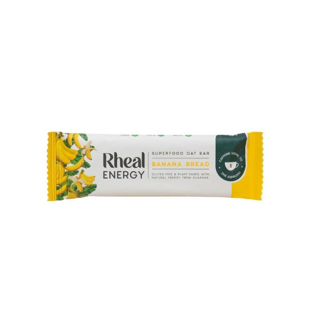 Rheal Superfoods Energy Superfood Oat Bar Banana Bread