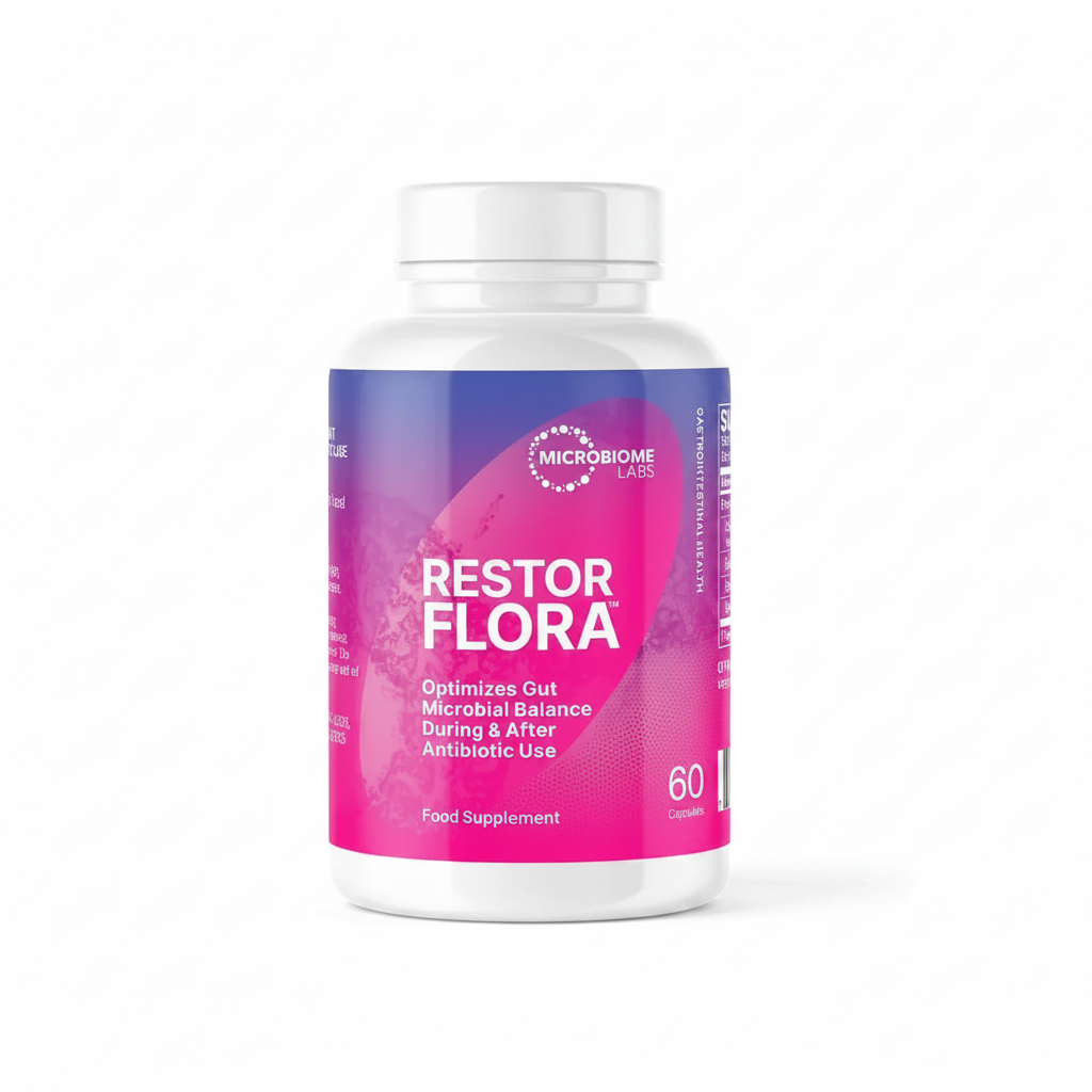 Microbiome Labs RestorFlora 60 Capsules