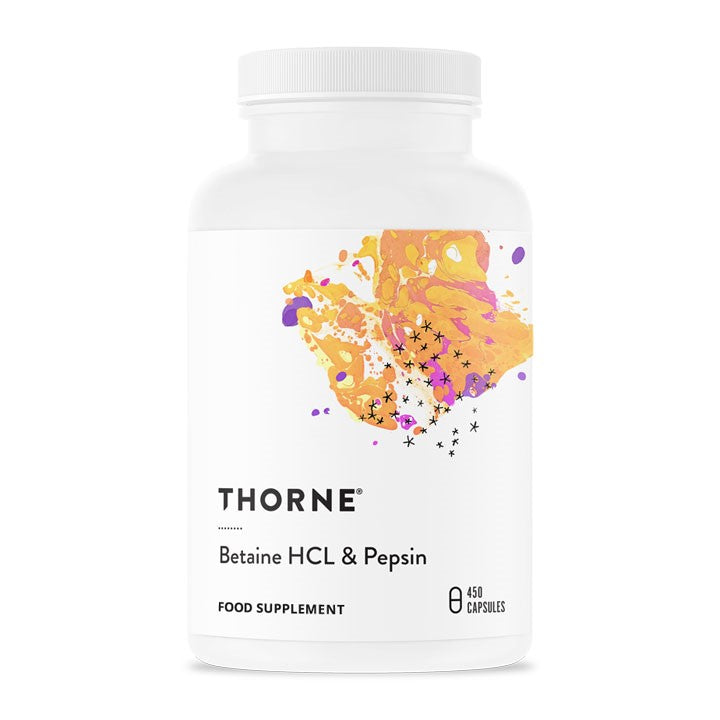 Thorne Research Betaine HCL &amp; Pepsin 450s