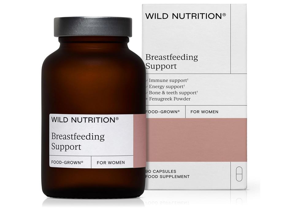 Wild Nutrition Food-Grown Breastfeeding Support for Women 90 Capsules