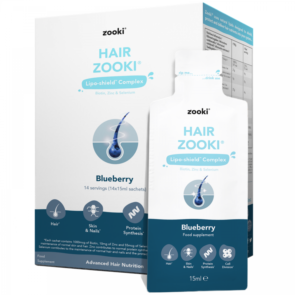 yourzooki Hair Zooki Blueberry 14x15ml Sachets