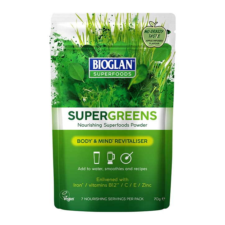 Bioglan Superfoods Super Greens Nourishing Superfood Powder 70g