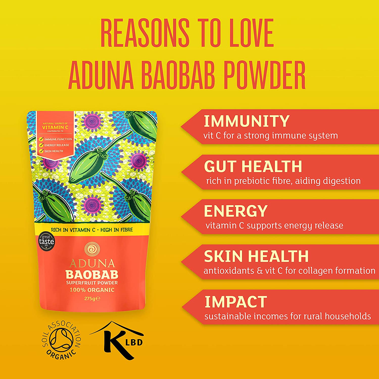 Aduna Baobab Superfruit Powder