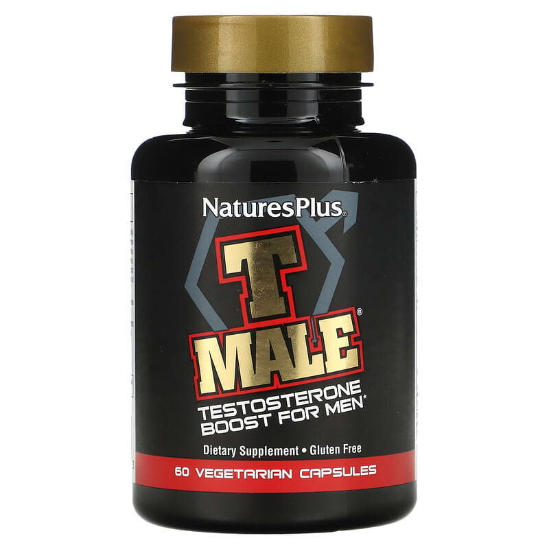 NaturesPlus T Male Testosterone support for men 60 vegetarian capsules