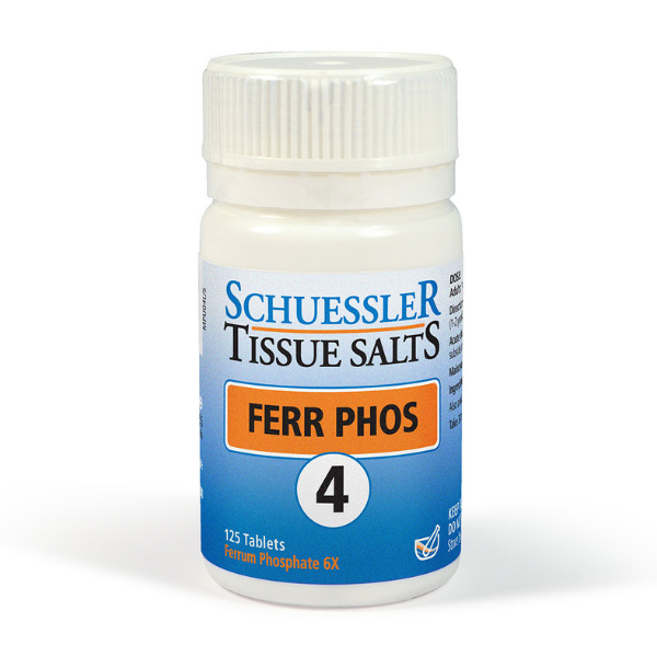 Schuessler Tissue Salts Ferr Phos 4