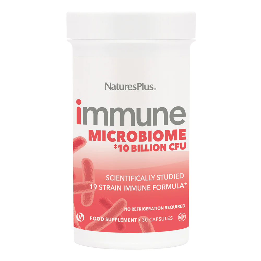 Natures Plus Immune Microbiome Probiotics 30 capsules