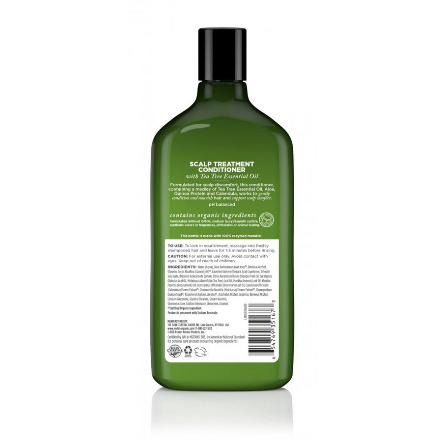 Avalon Organics Scalp Treatment Tea Tree Conditioner 312g