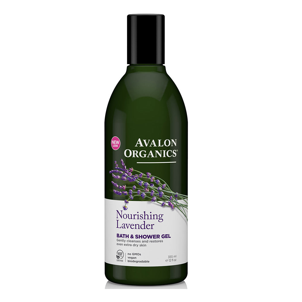 Avalon Organics Nourishing Lavender Bath &amp; Shower Gel 355ml