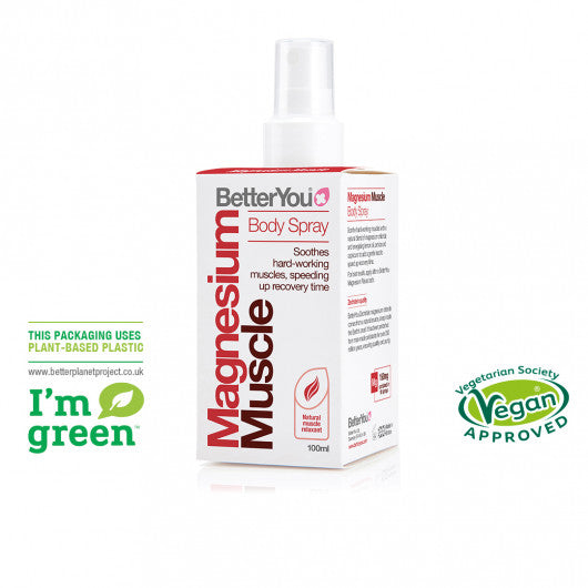 BetterYou Magnesium Muscle Body Spray 100ml
