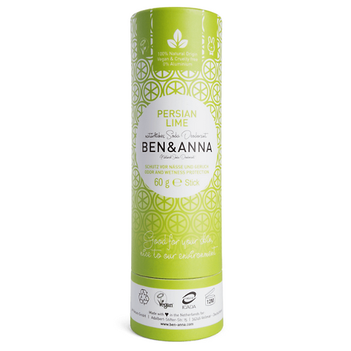 Ben &amp; Anna Natural Deodorant - Persian Lime 60g