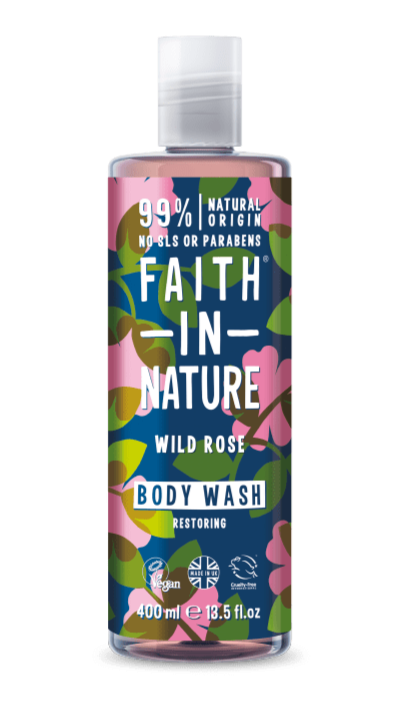 Faith in Nature Wild Rose Body Wash 400ml