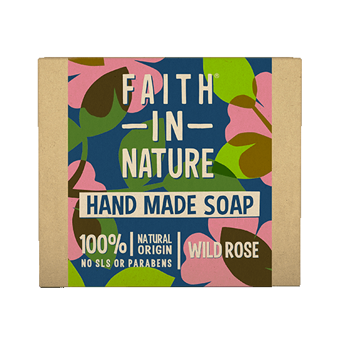 Faith in Nature Wild Rose Hand Made Soap 100g