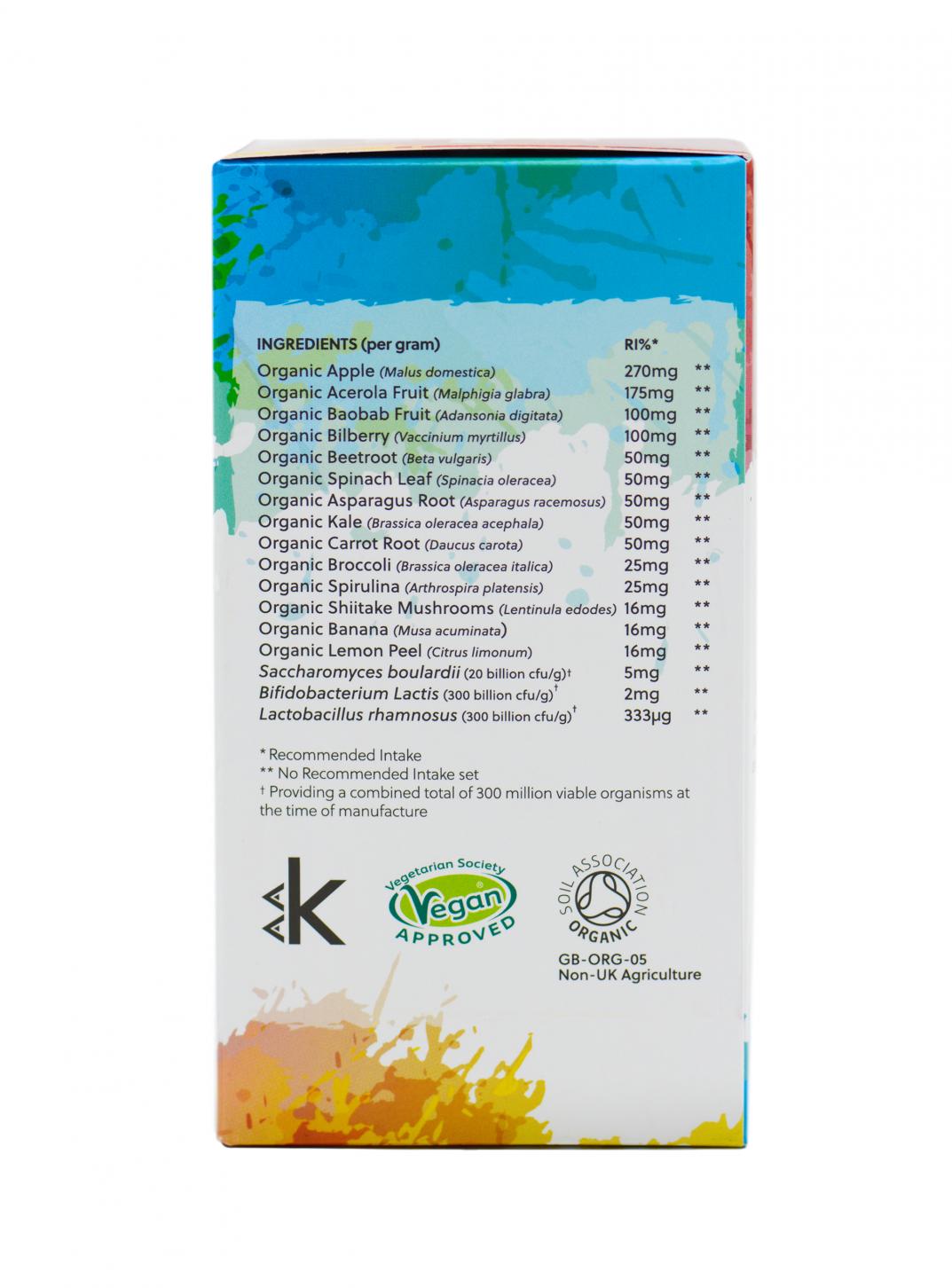 G&amp;G Vitamins Kids Rainbow Food Drink Powder 100g