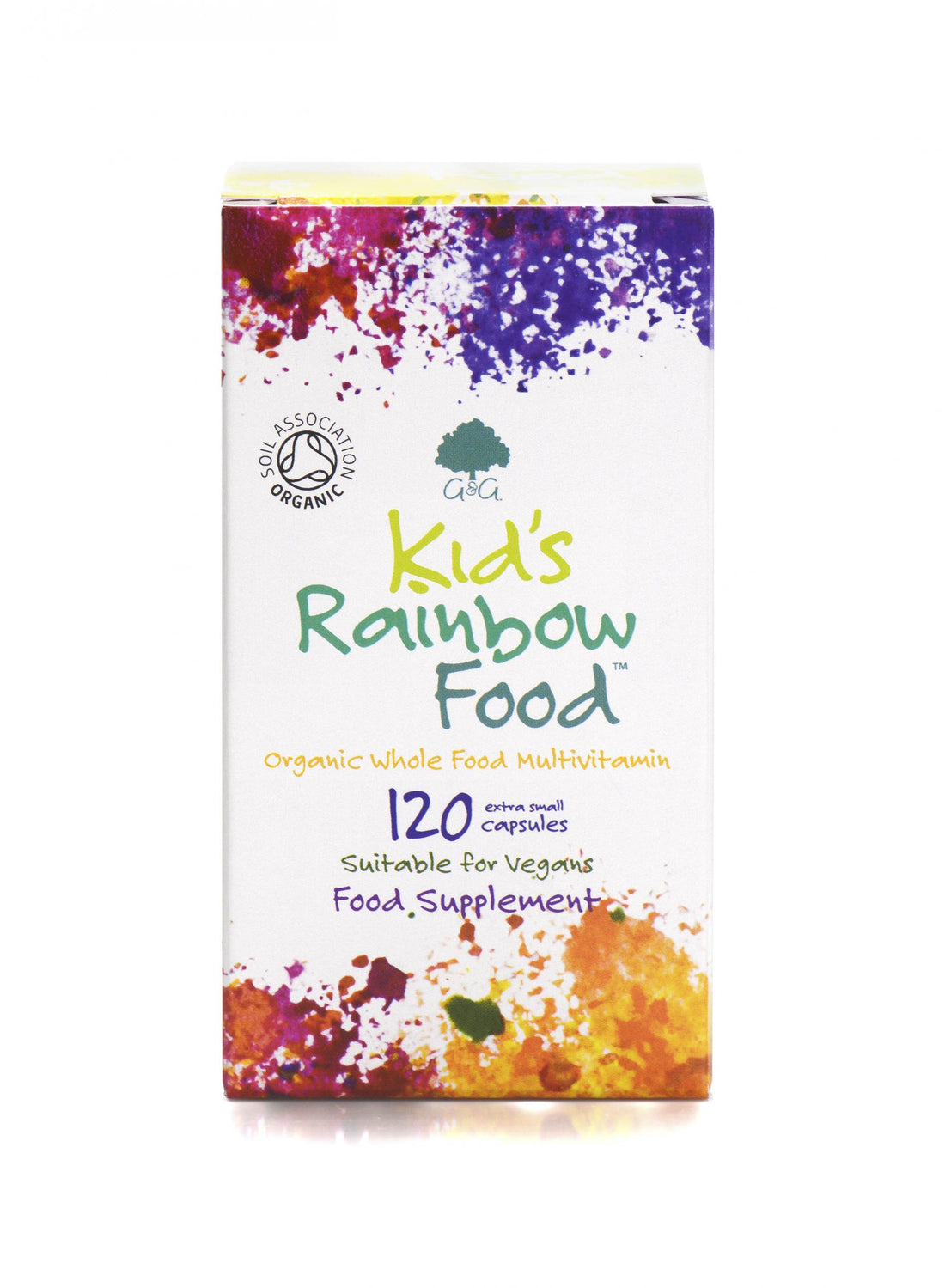 G&amp;G Vitamins Kids Rainbow Food (Organic) 120 Capsules