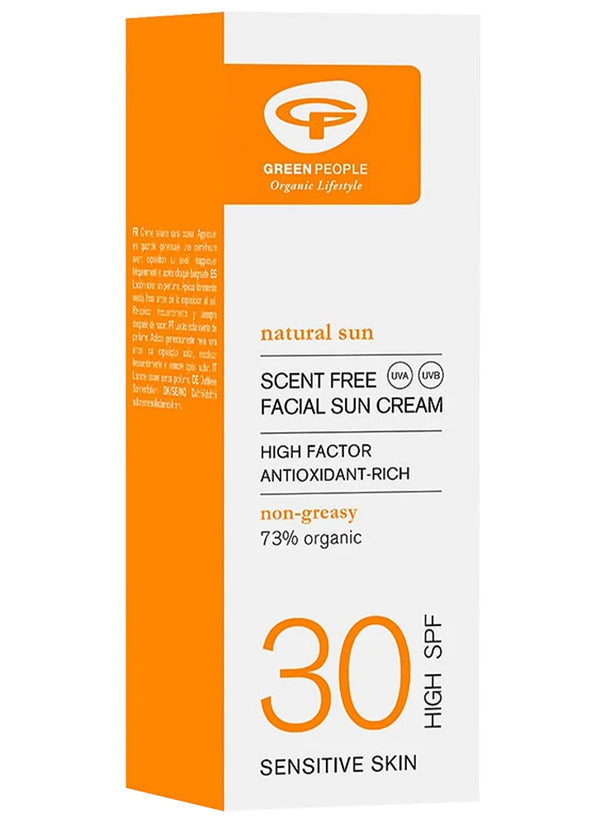 Green People Scent Free Facial Sun Cream SPF30 50ml