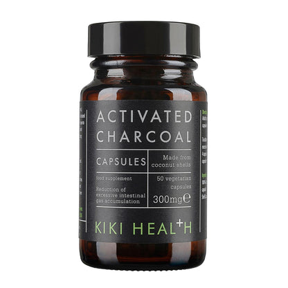 KIKI Activated Charcoal Capsules 50 vegcaps