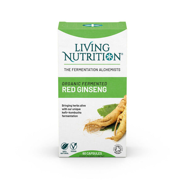 Living Nutrition Organic Fermented Red Ginseng 60&