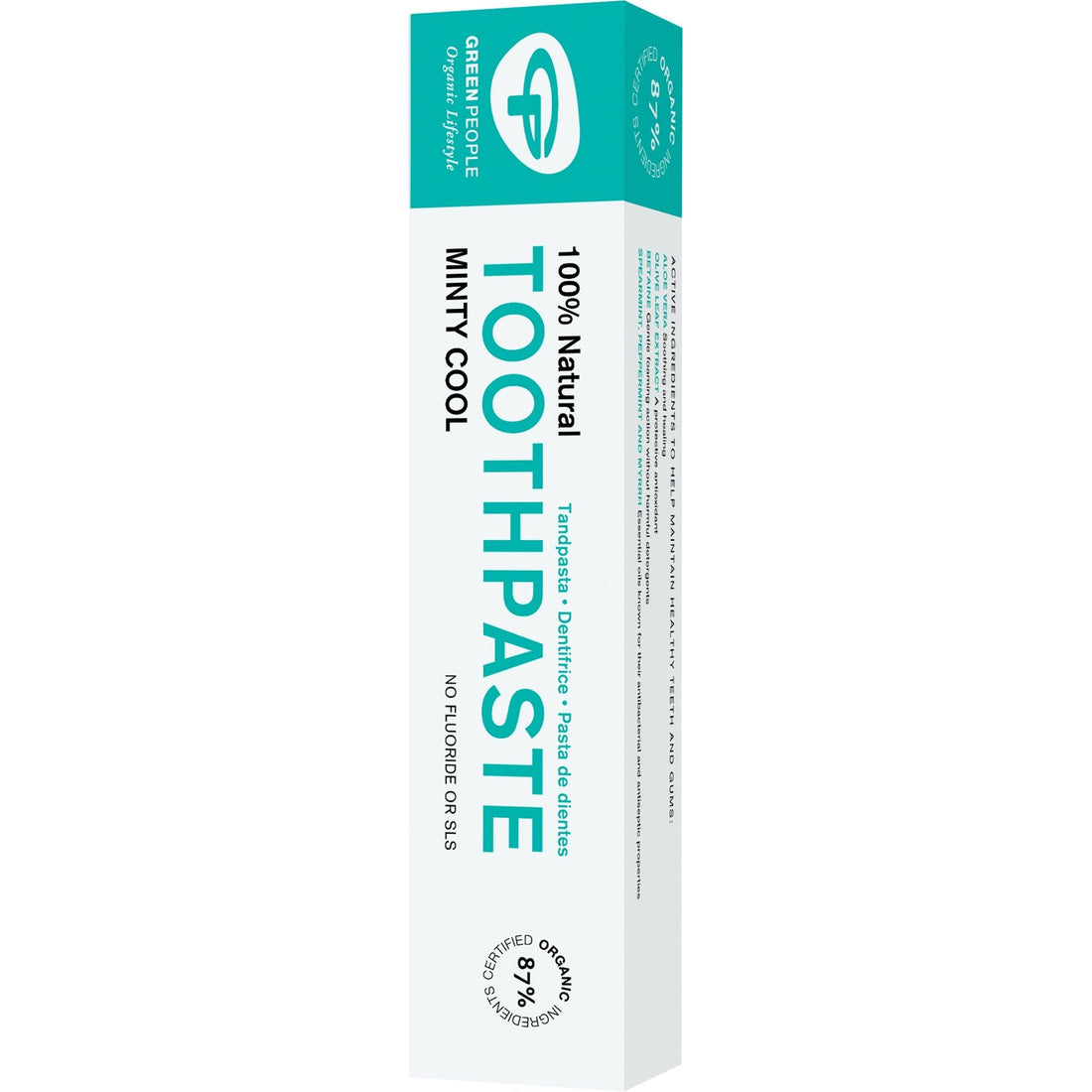 Green People Natural Minty Cool Tooth Paste Flouride Free