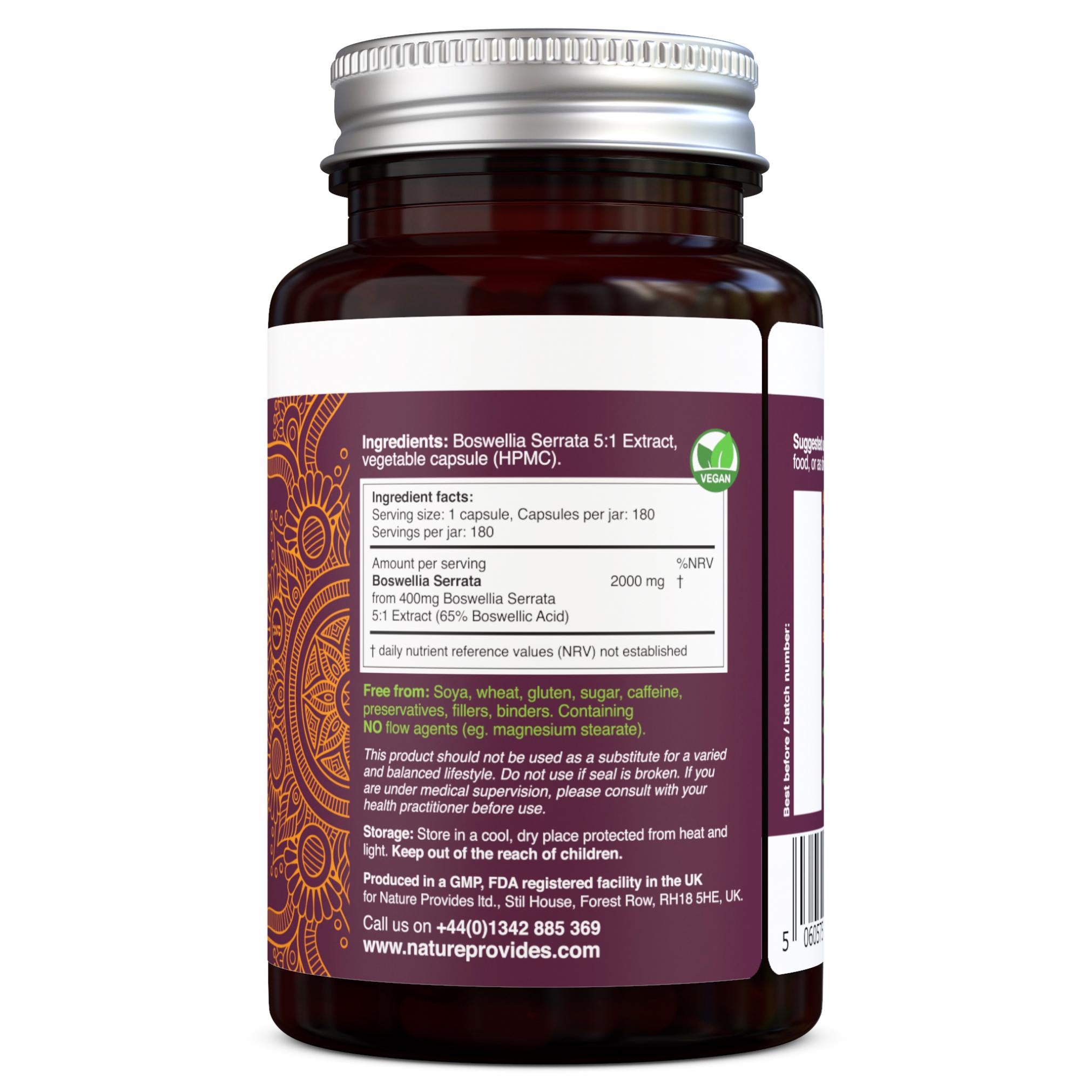 Nature Provides Boswellia Serrata 180&