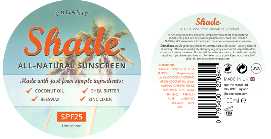 Not the Norm Shade All-Natural Sunscreen SPF25 100ml